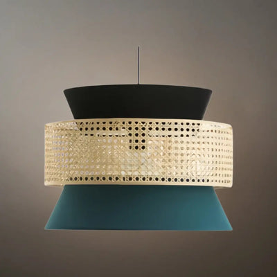 Hooded Pendant Light — Black Metal for Dining Room