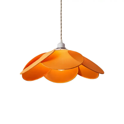 Zenno Farmhouse Metal & Fabric Pendant Light