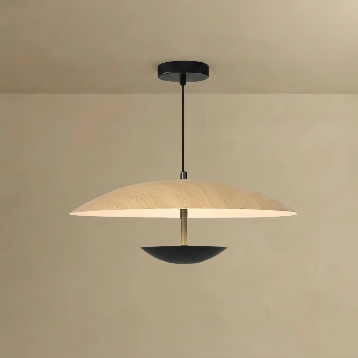 Irondale Nordic Hooded Pendant Light - Wood/Brown Metal for Dining Room