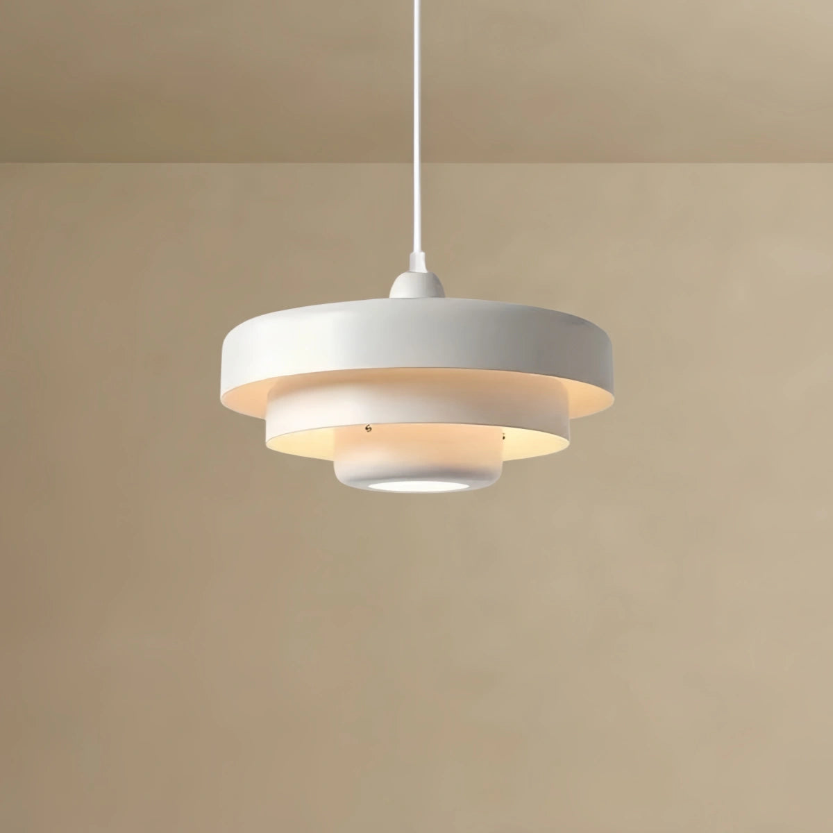 Morandia Nordic LED Pendant Light – White Metal Kitchen