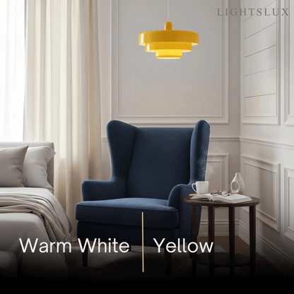 Morandia Nordic LED Pendant Light – Orange/Green/White/Yellow/Pink Metal Kitchen