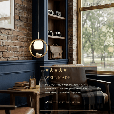 Zenno Modern Wood Pendant Light 