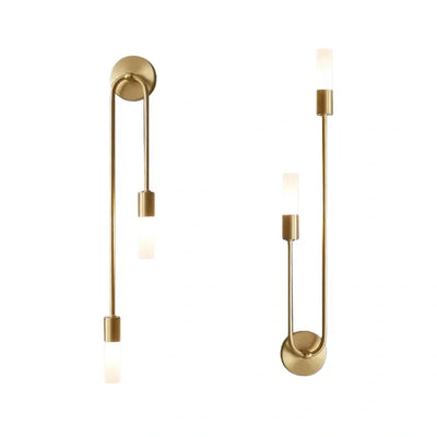 Linear Wall Light – Gold Metal for Bedroom/Living Room