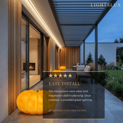  Farmhouse Pumpkin Floor Lamp--Resin for Outdoor Courtyard