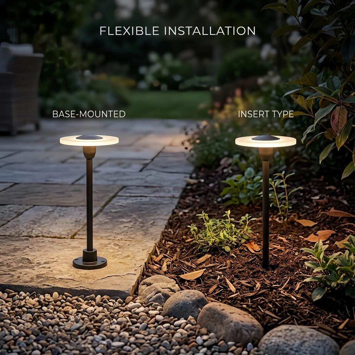 Minimalist Outdoor Floor Lamp--Aluminum & Acrylic Villa