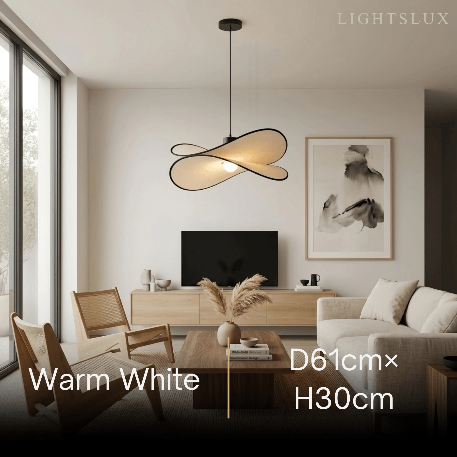 Velora Scandinavian Flow Pendant Light