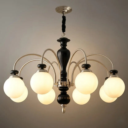 Velora_Classic_Wood_Glass_Chandelier