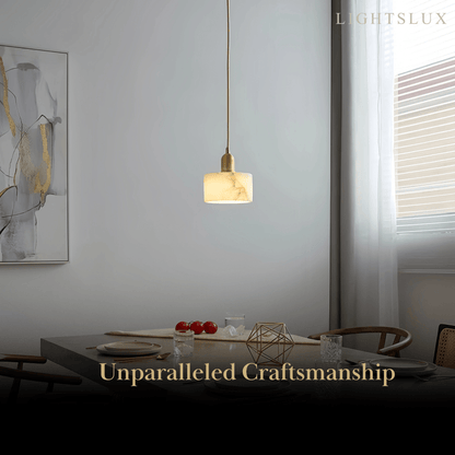 Modern Alabaster Pendant Light 