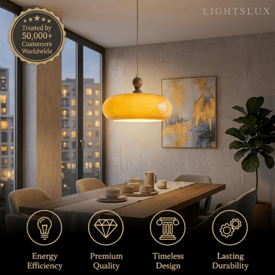 Vetro Classic Glass Pendant Light 