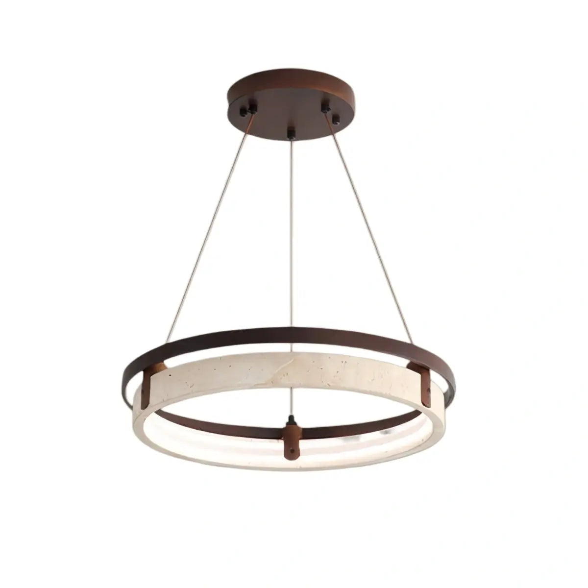 Modern Travertine Pendant Light