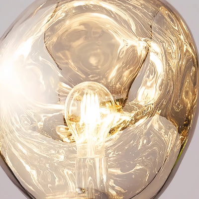 Stellar Moderne Tischlampe – Metall Chrom/Gold/Rot für Wohnzimmer