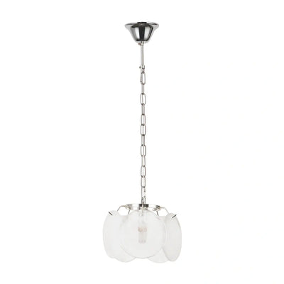 Modern Pendant Light — Hand-Dyed Glass & Metal with Multi-Color
