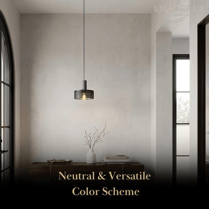Ferron Industrial Cement Pendant Light – Six Sizes & Adjustable Cable for Kitchen Island/Dining Room/Bedroom