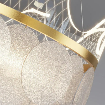Excelis Modern Gold  Chandelier