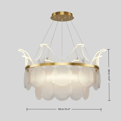 Modern Gold  Chandelier 