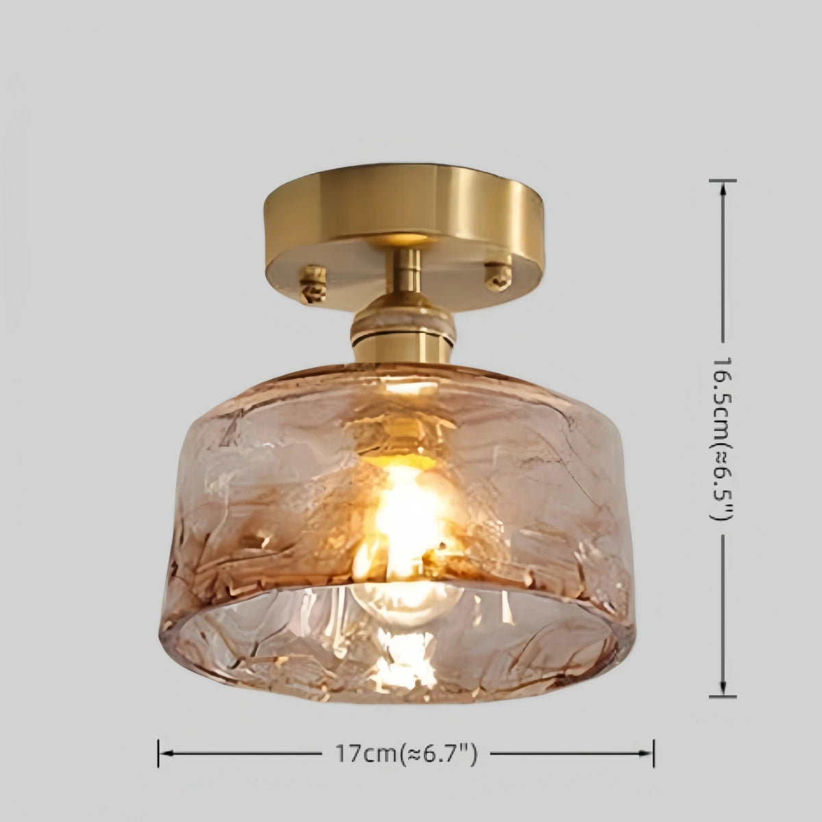 Vintage-Inspired_Ceiling_Light_--_Brass_Amber_Glass