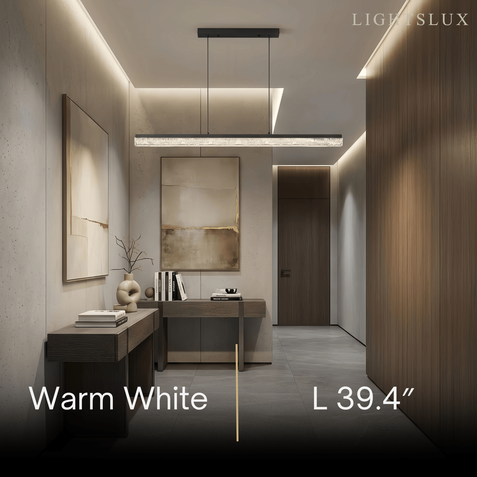 Vivara Minimalist Linear Pendant Light 