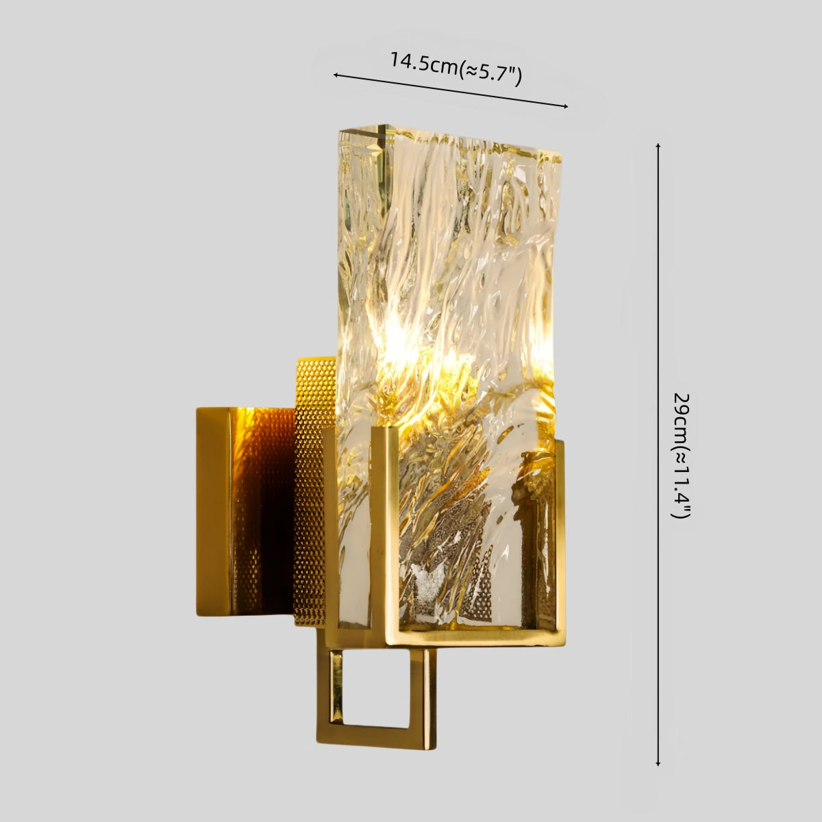 Lunara Art Deco Crystal Wall Lamp 