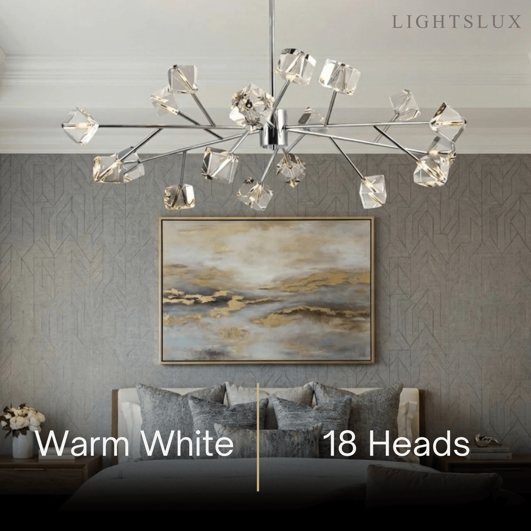Stellar Modern Sputnik Chandelier 