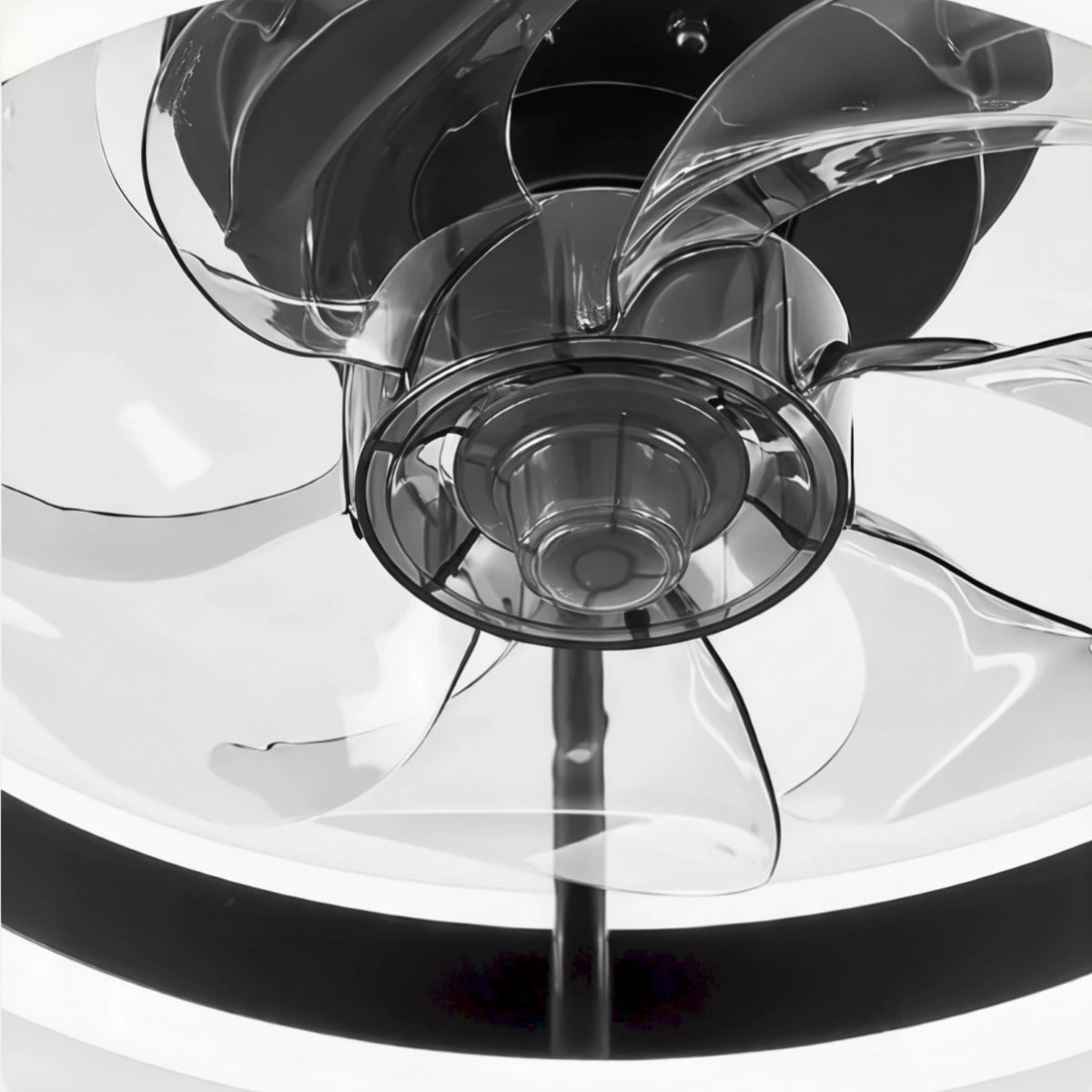 Vivara Modern Semi-Flush Ceiling Fan with Light