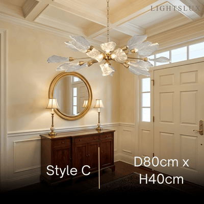 Velora Elegant Organic Chandelier 