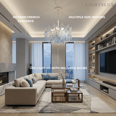 Velora Elegant Crystal Chandelier 