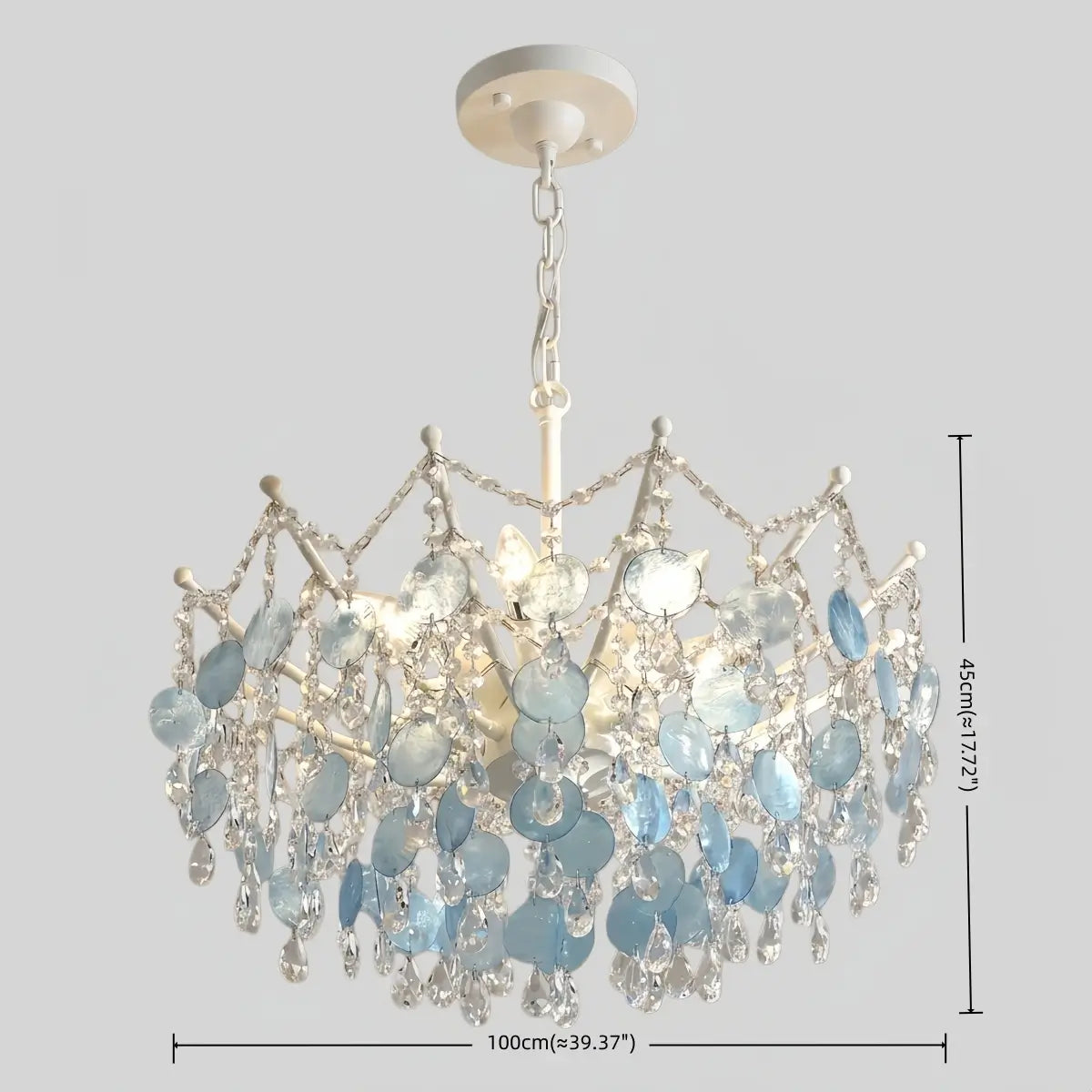 Velora Elegant Crystal Chandelier 