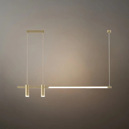 Modern Minimalist Pendant Light — Brass Gold