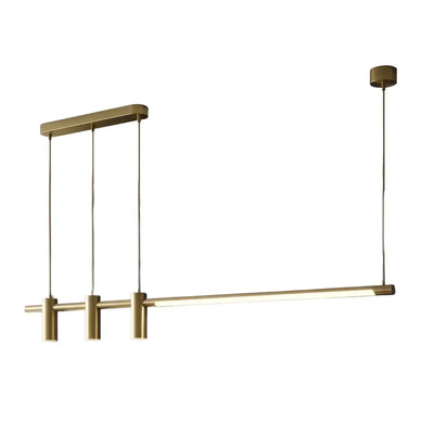 Modern Minimalist Pendant Light — Brass Gold