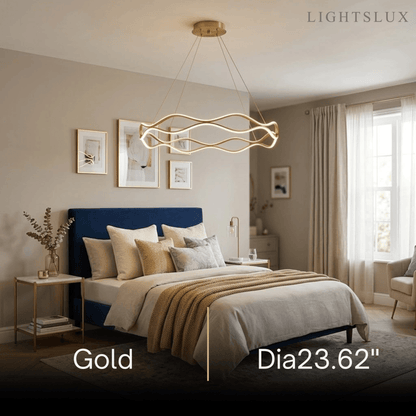Arcato Modern Copper Chandelier 