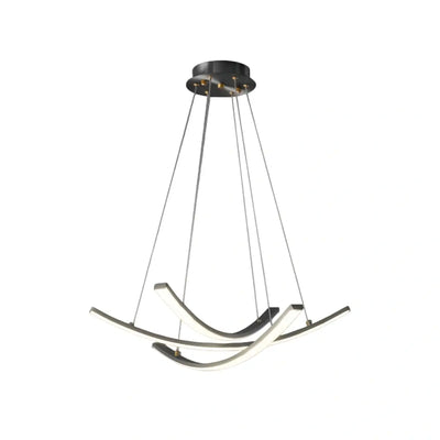 Modern Minimalist Chandelier — Brass Gold