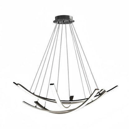 Modern Minimalist Chandelier — Brass Gold