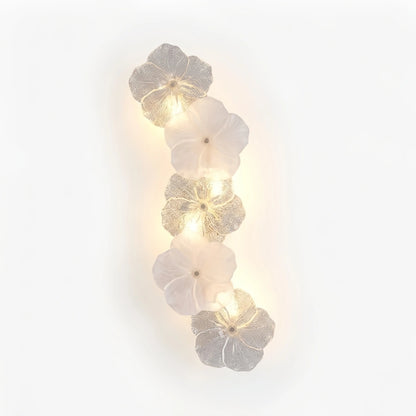 Velora Moderne Wandlampe – Karbonstahl & Glas Weiß für Schlafzimmer Wohnzimmer