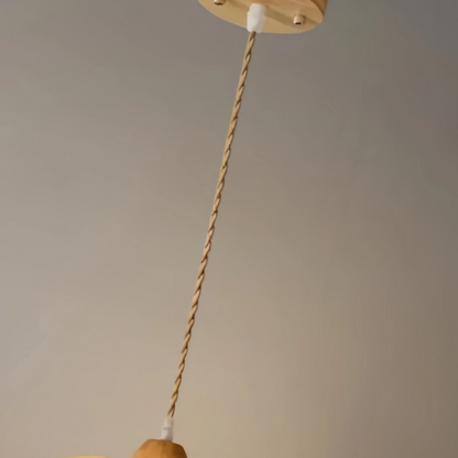Zenno Japandi Wood Pendant Light
