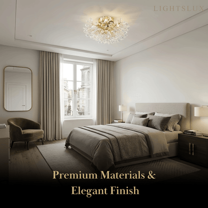Excelis Elegant Semi-Flush Ceiling Light