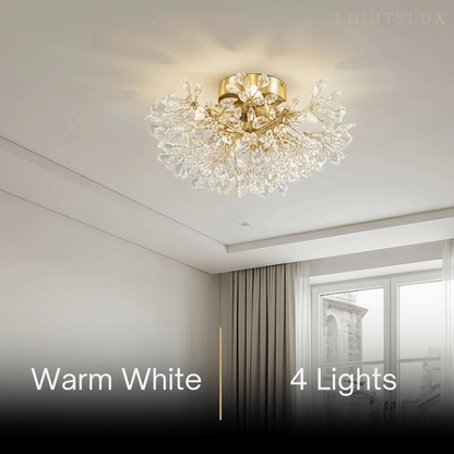 Excelis Elegant Semi-Flush Ceiling Light
