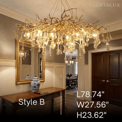 Excelis Luxury Branch Chandelier 