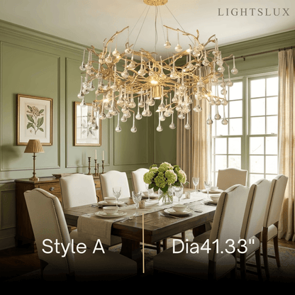 Excelis Luxury Branch Chandelier 