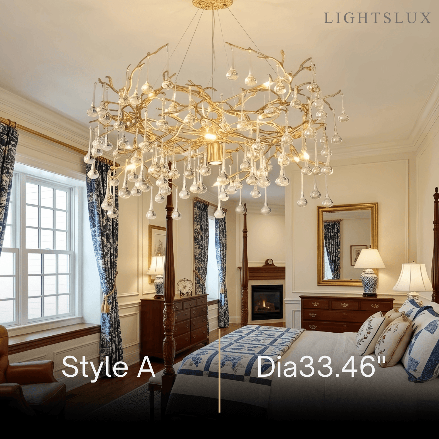 Excelis Luxury Branch Chandelier 