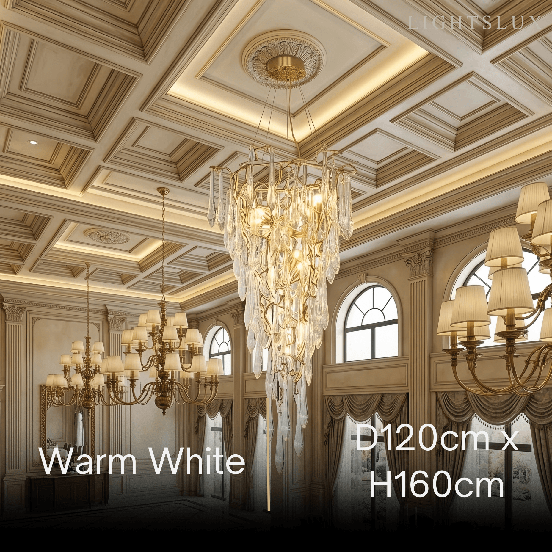 Excelis Luxury Branch Chandelier 