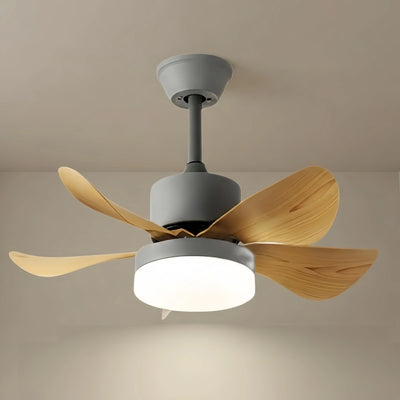 Minimalist_Ceiling_Fan_Light_--_Metal_ABS_with_LED_White_Oak_Grey_Black_Green_for_Bedroom