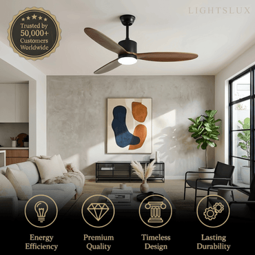 Vivara  Minimalist Ceiling Fan Light
