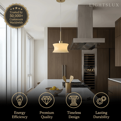 Vetro Modern Glass Pendant Light