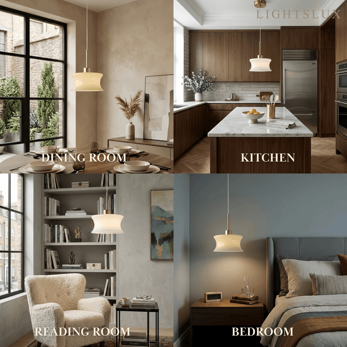 Vetro Modern Glass Pendant Light