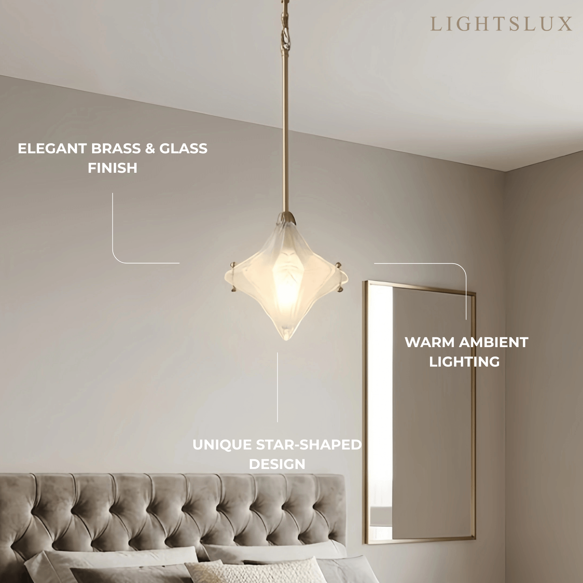 Lunara_Modern_Star_Pendant_Light