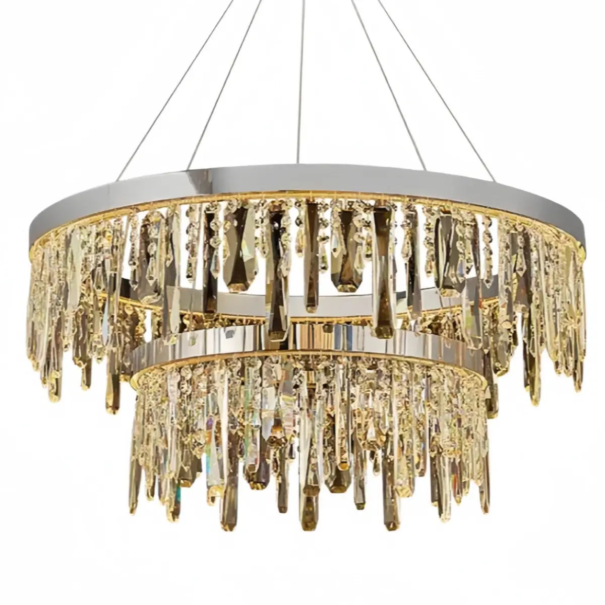Velora Modern Crystal Drop Chandelier