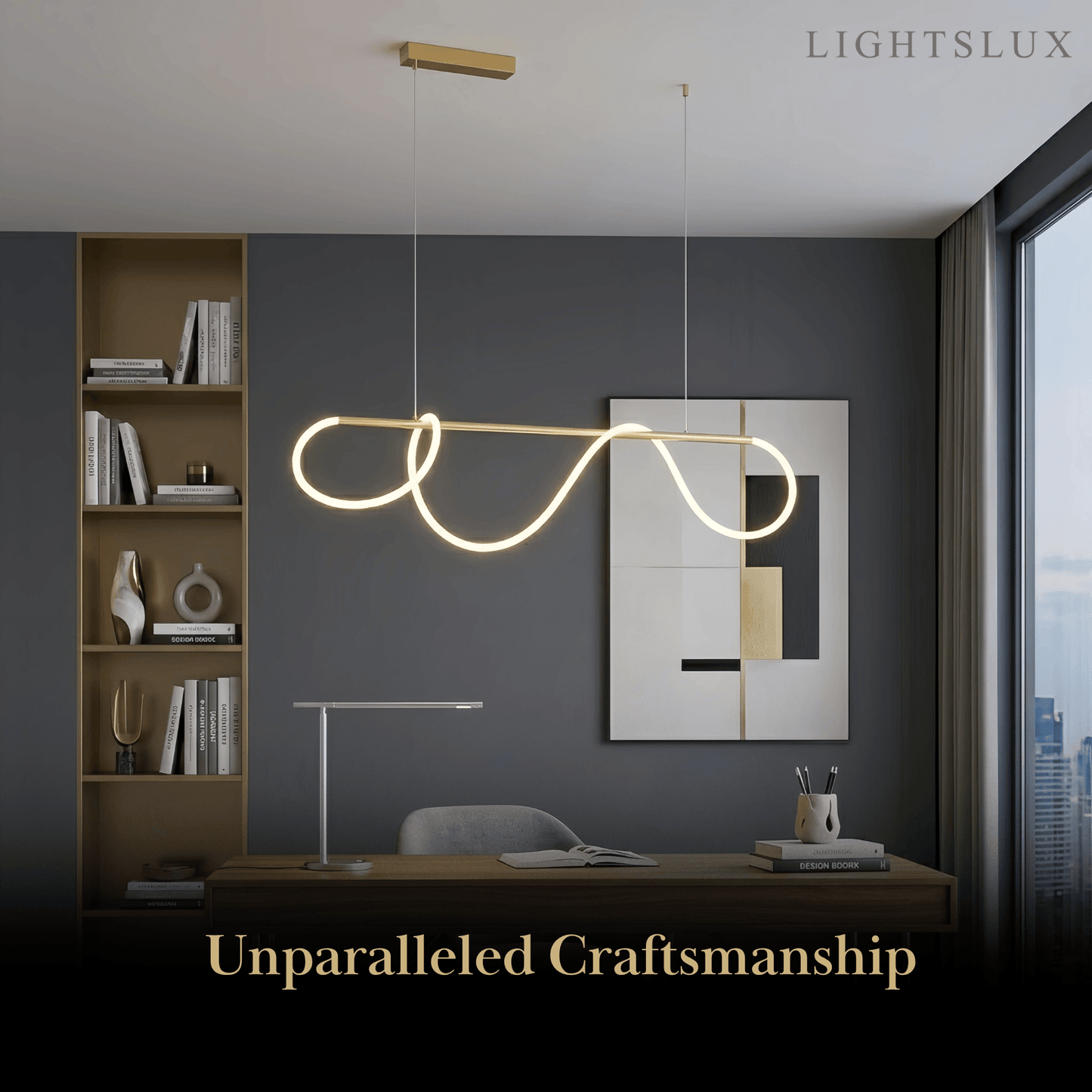 Arcato Minimalist Linear Chandelier