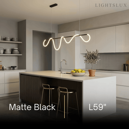 Arcato Minimalist Linear Chandelier