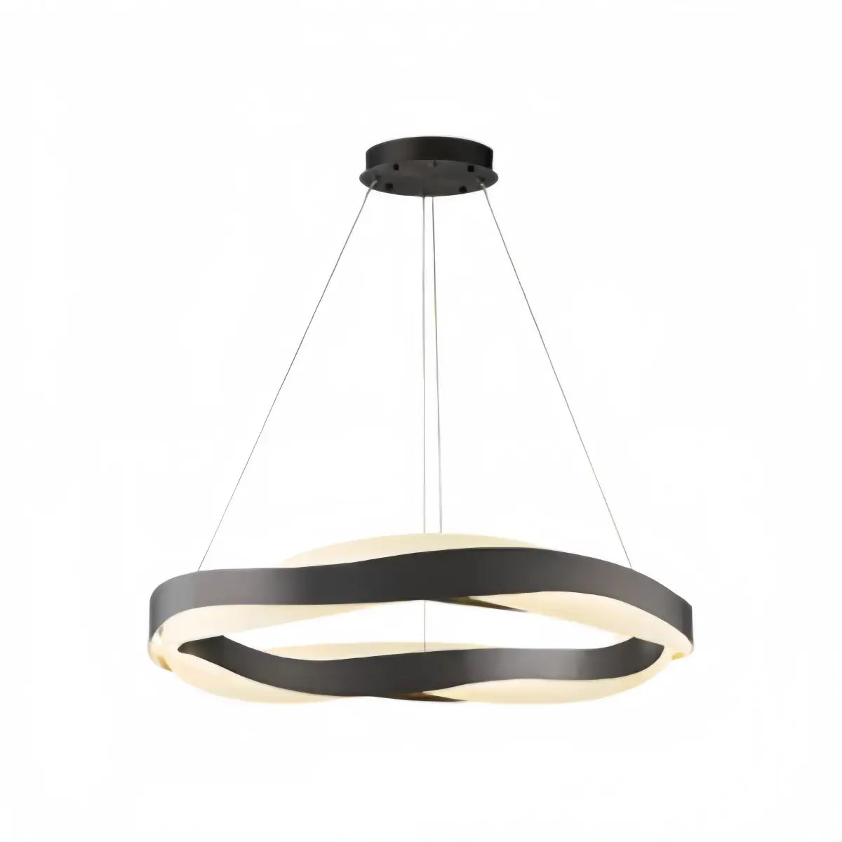 Velora Modern Wave Circular Pendant Light