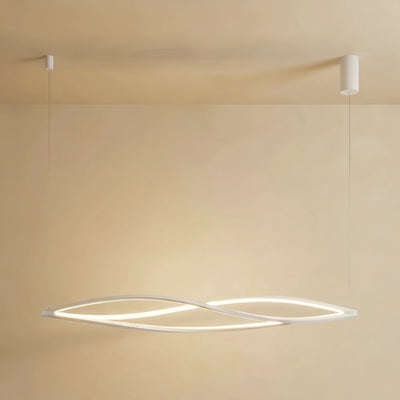  Pendant Light – Black/White Aluminum for Dining Room / Staircase